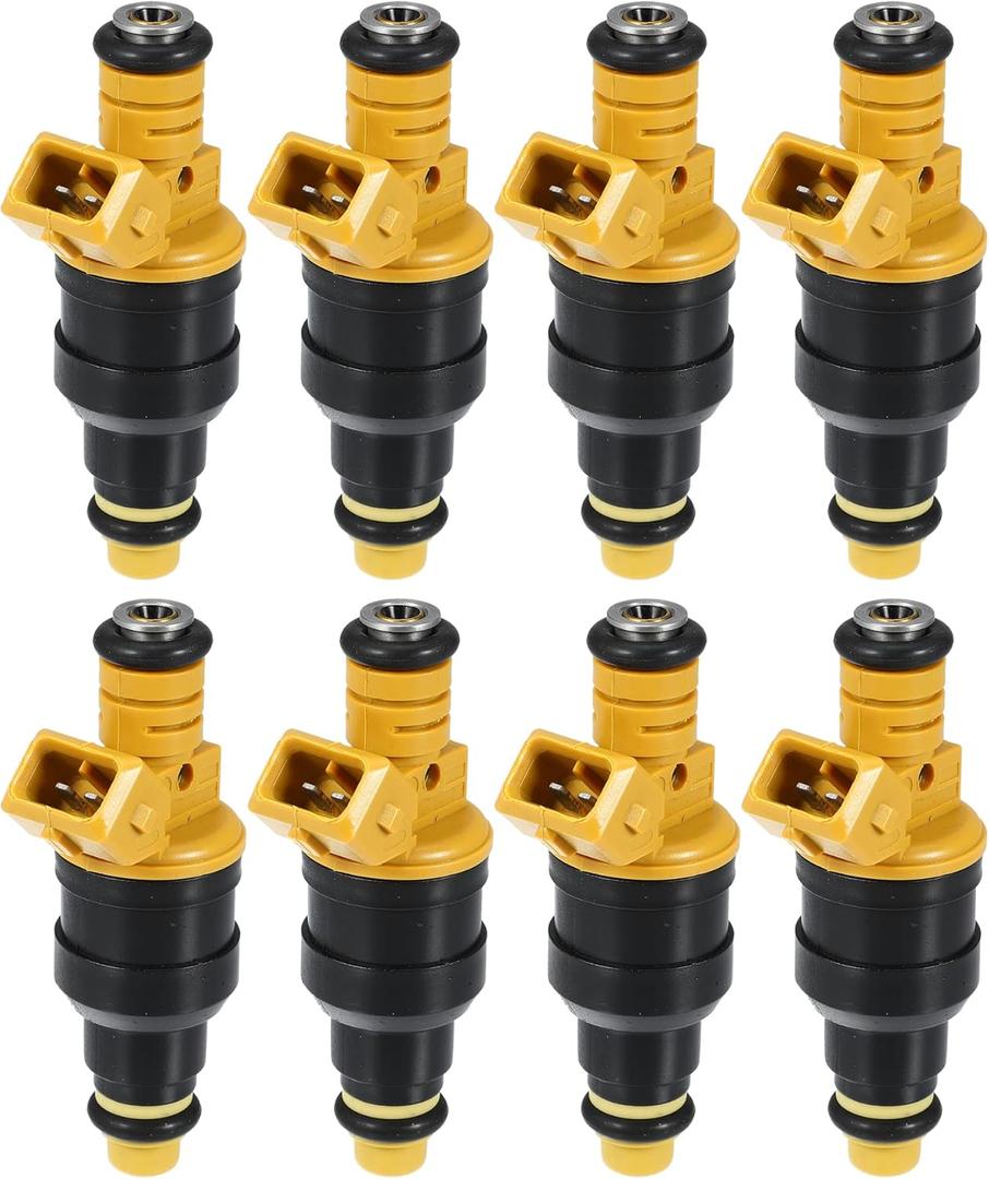 X AUTOHAUX Set of 8 Flow Matched 0280150943 Fuel Injectors for Ford F150 F250 F350 1987-2003 for Lincoln for Mercury 4.6 5.0 5.4 5.8 V8 0280150718 0280150956