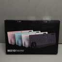 Wireless Keyboard and Mouse Combo - Full-Sized Ergonomic Keyboard with Wrist Rest, Phone Holder, Sleep Mode, Silent 2.4GHz Cordless Keyboard Mouse Combo for Computer, Laptop, PC, Mac, Windows -Trueque (1 PACK, Black)