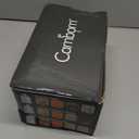 Cambom Rotary Cheese Grater Hand Crank Cheese Shredder for Fresh Cheese, Vegetable, Nuts,Non-slip Suction Base, Free Cleaning Brush Three Blades, Black