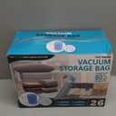 Cozy Essential 26 Pack Vacuum Storage Bags with Portable Rechargeable Wireless Electric Pump, Vacuum Seal Space Saver Bags for Clothing, Pillows, Blanket, Bedding, Comforters