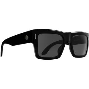 SPY Optic Bowery, Square Sunglasses, Color and Contrast Enhancing Lenses (Black)