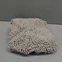 OLANLY Soft Chenille Bathroom Toilet Lid Cover, Machine Washable Seat Covers, 17.5x15, Stays in Place Rubber Backing, Fits Most Round, Elongated and Oblong Lids, Accessories Decor, Gray