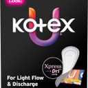 Kotex Wrapped Liners, Light Absorbency, Regular Coverage, 100 Count