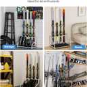 Ski Storage Rack for Garage  Freestanding Ski Holder for 4 Pair Skis, Boot, Helmet, Goggles, Indoor Snowboard Rack Organizer Stand for Home, Shed, Basement, White