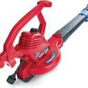 Toro 51621 UltraPlus Leaf Blower Vacuum, Variable-Speed (up to 250 mph) with Metal Impeller, 12 amp,Red