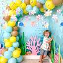 LaVenty Jellyfish Flowers and Bubbles Party Decoration Jellyfish Flowers and Bubbles Hanging Swirl Decoration Party Supplies for Birthday Baby Shower