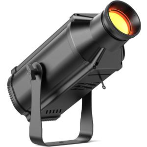 100W Profile Stage Spotlights RGB 3in1 Pinspot Lights 25 Beam Angle 3200K-5600K COB LED Uplights DMX512 Disco DJ Lights for Show