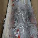 6 Packs Teepee Tent for Kids with 10ft String Lights, Indoor Play Teepee Tent for Girls & Boys, Foldable Tents for Birthday Party Boho Sleepovers Party Pajama Party (White)