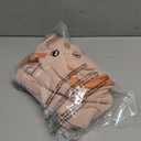 Dokotoo Women's Sweaters Colorblock Crewneck Cotton Long Sleeve Fall Winter Knit Pullover Jumper Tops (Large, Grapefruit Orange)