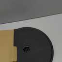 Dog Nail Scratch Board - 3 in 1 Rotatable Round Dog Scratch Pad for Nails with Treat Box, Dog Nail File Toy, Scratching Board for Dogs,Shorten Dogs Side Nail Easier for Small and Large Dogs (Black)