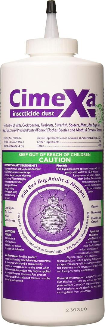 Rockwell Labs - CXID032 - Cimexa Dust - Insecticide - 4 oz (4 Ounce (Pack of 1))