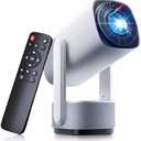 Mini Projector with WiFi and Bluetooth - SOOMFON 4K Support Video Projector with 6W Speaker, Portable Small Movie Projector 270° Rotatable Video Proyector for Bedroom/Wall/Home/iOS/Android/TV Stick