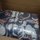 Moynesa Tiger Washable Area Rug, 9x12 Living Room Rug, Vintage Non Slip Large Rug for Dining Room, Ultra Thin Boho Soft Stain Resistant Indoor Carpet for Bedroom Guest Room, Puce Red