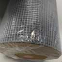 Jotesnew Galvanized Hardware Cloth 36in x 100ft, 1/4 inch Silver Hot Dipped Galvanized Welded Cage Wire Mesh, 23Gauge Wire Mesh Roll for Gardens, Chicken Coops & Poultry Netting Cage Fence