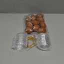 Syhood 10 Set Christmas Football Ornaments Christmas Tree Football Hanging Ornaments Sport Themed Stress Relief Balls for Xmas Tree Decoration Holiday Hanging Sport Balls Xmas Party Decor