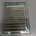 KEYYOU Flora Lash Clusters Flaunt Eyelash Clusters D Curl Cluster Eyelash Extensions 8-18mix False Eyelashes 132pcs Classic Wispy Natural Lash Cluster with Spikes（F01）