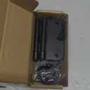 6 Pack Matte Black Interior Door Hinges Round 3.5" x 3.5 Inch 5/8" Radius Heavy-Duty Mat Hinge for Doors Standard Bedroom Work Office Door Hardware Removable Pin,Farm,Shed,Gate,Greenhouse Vent Window
