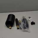 3 Pcs Drain Bladder Kit, Drain Cleaning Bladder Fits 1" to 6" Pipes, with 10 ft Retractable Hose, Shut-Off Valve & Brass Faucet Adapter Fits Most Faucets For Sinks, Showers, Pools & Drains (Black)