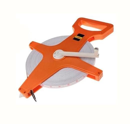 Open Reel Fiberglass Tape Measure, Open Reel Dual Sided Fiberglass Tape Measure for Engineer (330FT(100M))