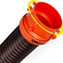 Camco RhinoFLEX Heavy Duty 10ft RV Sewer Hose Extension Kit with Swivel Fitting - Extends Your Sewer Hose to Fit Your Needs (39764)