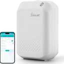 Hotel Collection Diffuser,Wireless Battery Powered,Bluetooth App,Waterless Essential Oil Diffuser,Scent Air Machine for Home,Cold Air Diffusers for Home,Nebulizing Diffuser - Checkered White
