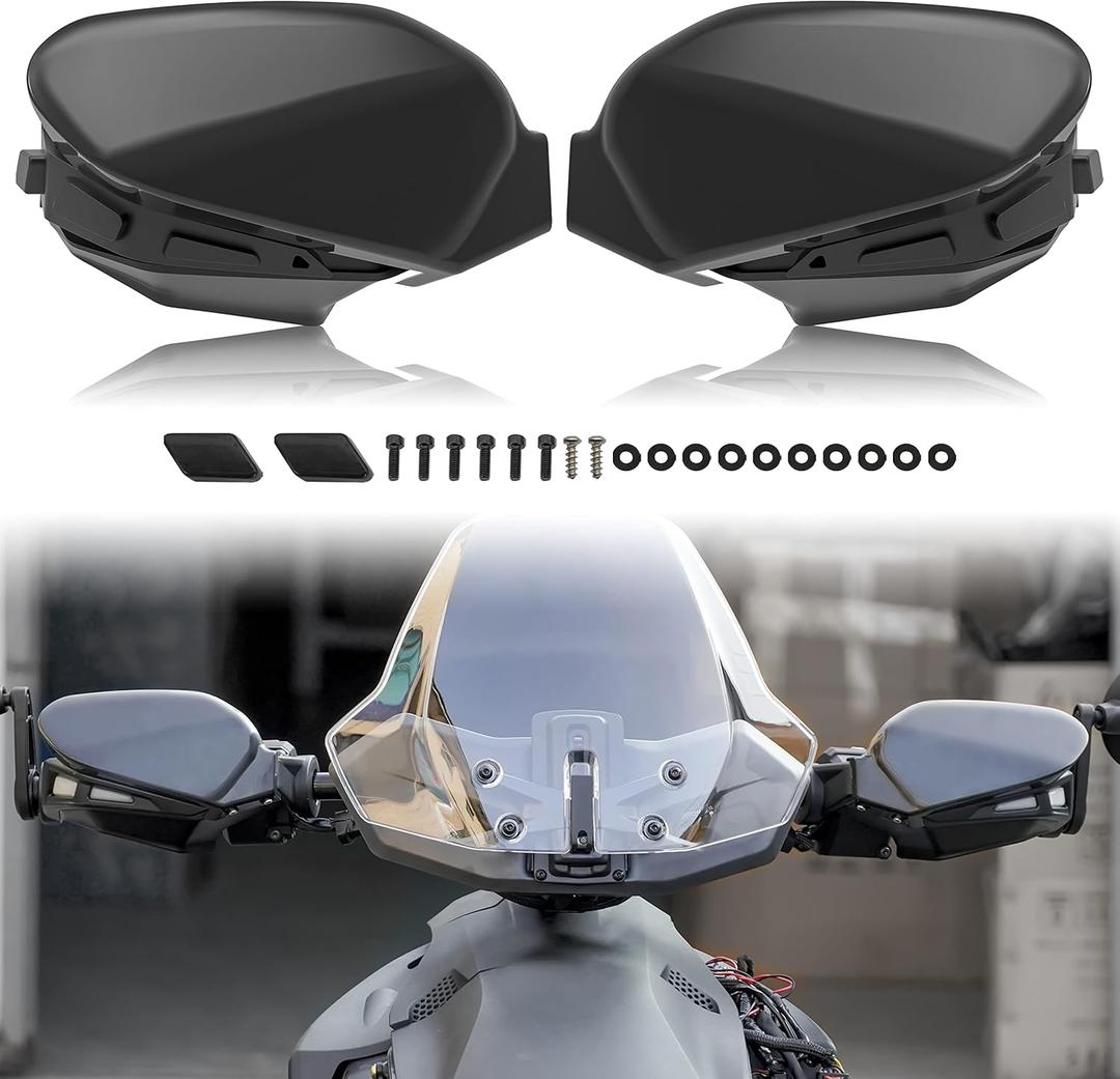 Handguards Wind Deflector for Can Am Ryker All Models, Black Hand Guards Hand Shield Protector Air Deflector for Can-Am Ryker 600 900 Sport & Rally Edition Accessories, Replace #219400894