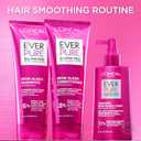 L'Oreal Paris Sulfate Free Iron Sleek Smoothing Shampoo and Conditioner, Frizz Control and Humidity-Resistant Formula with Alpha-Acids, EverPure Hair Care, 1 Kit