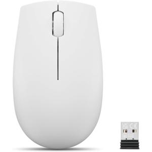 Lenovo 300 Wireless Mouse  Computer Mouse for PC, Laptop with Windows  Ambidextrous Design  2.4 GHz Nano USB Receiver  12 Month Battery Life (Cloud Grey)