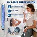 UV Water Filter Whole House, 55W 3/4" MNPT Inlet/Outlet Water Purifier Filter System for Whole House Water Purification, 12GPM, 120V, +1 Extra Bulb