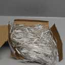 JMEXSUSS Outdoor Net Lights Waterproof, 12ft x 5ft Plug in with 8 Modes Remoter, 360 LED Net Lights for for Bush Patio Christmas Tree Decor (Clear Wire, Warm White)