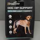 Dog Hip Brace with Red Infrared Light Therapy  Pain Relief for Arthritis, Hip Dysplasia, Spine Issues & Muscle Recovery, Portable & Cordless, Patent Pending(Male Dog, XL) (Extra Large)