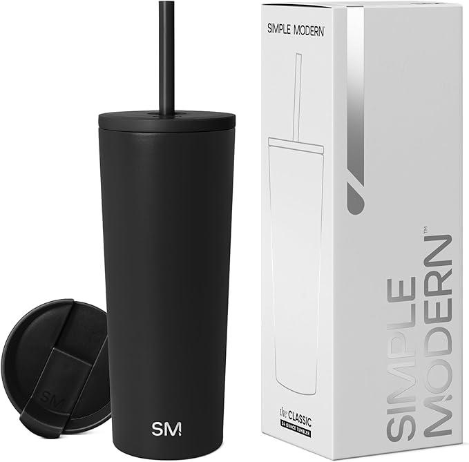 DI SM Classic Tumbler 24Oz Black Leopard