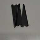 10 Pack Adjustable Shelf Brackets for Double Track System Closet Organization Heavy Duty Wire Shelf Brackets (Black,7 Inches)