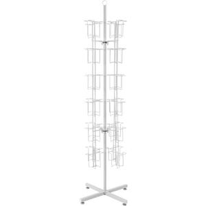 Rotating Greeting Card Display Stand, 48 Pocket Card Spinner Rack
