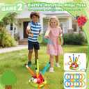 5 in 1 Musical Jump, Bean Bag Toss Ring Game, Baseball Toys and Stomping Launch Rocket Launcher for Kids Remote Control Indoor Outdoor Sports Toys for Kids Ages 4-8 3-5 Birthday Easter Gifts