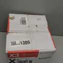 X3 Black Gloves, Disposable, Latex Free, Nitrile, for Cooking, Food Prep, 3 Mil, Powder-Free, Sizes Small through XX-Large