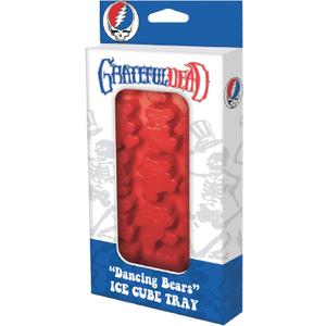 ICUP Grateful Dead Ice Cube Mold Tray | Freezer Bar Items Shapes & Trays | Rock Specialty Molds | Officially Licensed Blue 8.5 x 4.5 x .9