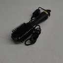 Professional Blowout Hair Dryer Brush, Black Gold Dryer and Volumizer, Hot Air Brush for Women, 75MM Oval Shape (Black Gold)