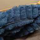 Bedsure ComfyFleece Orthopedic Dog Beds Large Sized Dog, Waterproof Memory Foam Pet Bed with Sides, Non-Slip Bottom and Egg-Crate Foam Large Pet Couch Sofa with Washable Corduroy Cover, Blue (35.0"L x 25.0"W x 7"Th)