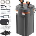 VEVOR Aquarium Filter 238GPH, 3-Stage Canister Filter 55-75 Gallon, Ultra-Quiet Internal Aquarium Filter with UV Protection, Submersible Power Filter with Multiple Function for Fish Tanks, 11W