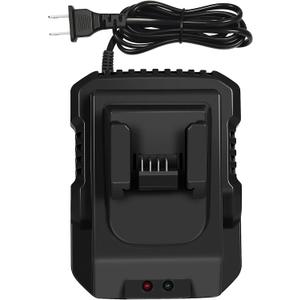 High - Speed Battery Charging Station Compatible with Milwaukee M18 Charger & 18V Lithium Batteries for Milwaukee Tools (Large, black)