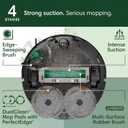 iRobot Roomba 505X Robot Vacuum & Mop Combo, 70x More Suction, Multifunction Dock, 75 Day Self-Emptying, Self-Cleaning & Hot Dry, Lifting Spinning Mop Pads, AI Obstacle Avoidance, Ideal for Pet Hair