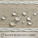 Softalker Outdoor Tablecloth Rectangle, Waterproof Linen Cotton Farmhouse Table Cloths with Tassel, Heavy Weight Wrinkle Free Boho Table Cover for Picnic Camping Dining - 55 x 70 Inch, Coffee Lines