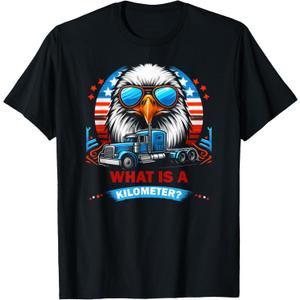 American Pride What is a Kilometer T-Shirt S