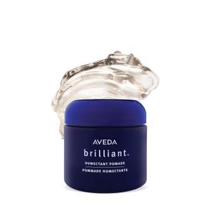 Aveda Brilliant Humectant Pomade | Enhances Curl | Adds Shine and Definition | for Wavy, Curly & Coily Hair Types | Jasmine, Rose, Clove Aroma | 2.5 Ounce