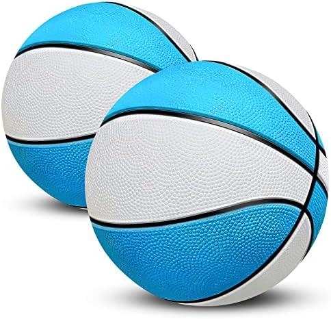 TNELTUEB Mini Basketball Replacement 8.5 Inch Pool Basketballs Ball Hoop Indoor Outdoor Toy, Fits All Standard Swimming Pool Basketball Hoop Pool Game Toy Water Games