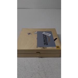 Black Shark Pro Forstner Drill Bit Set 10 Pieces Diameter 15-20-25-26-30-35-40-45-50-55 mm Length 90 mm in a Wooden Case