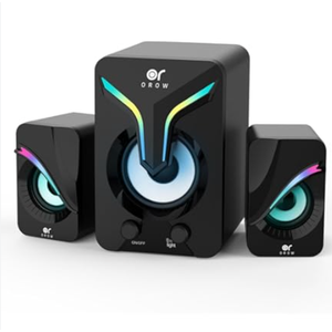 Bluetooth Computer Speakers,PC Speaker with Subwoofer,Front Knob 18W Wireless PC Speakers,Support AUX&Bluetooth Play,Great for Party/Game/TV