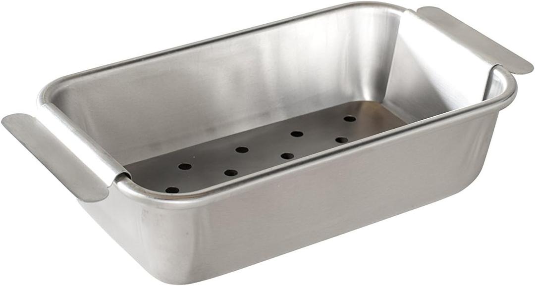 Nordic Ware Naturals Meat Loaf Pan with Lifting Trivet (1.5 Pound Meatloaf)