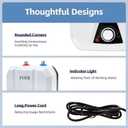 110V-120V 1.5Kw Small Under Sink Tank, 2.16 Gallon Thermal Storage Water Heater, Mini Tankless, Under Sink, Electric RV TR Trailer Kitchen Compact Point of Use